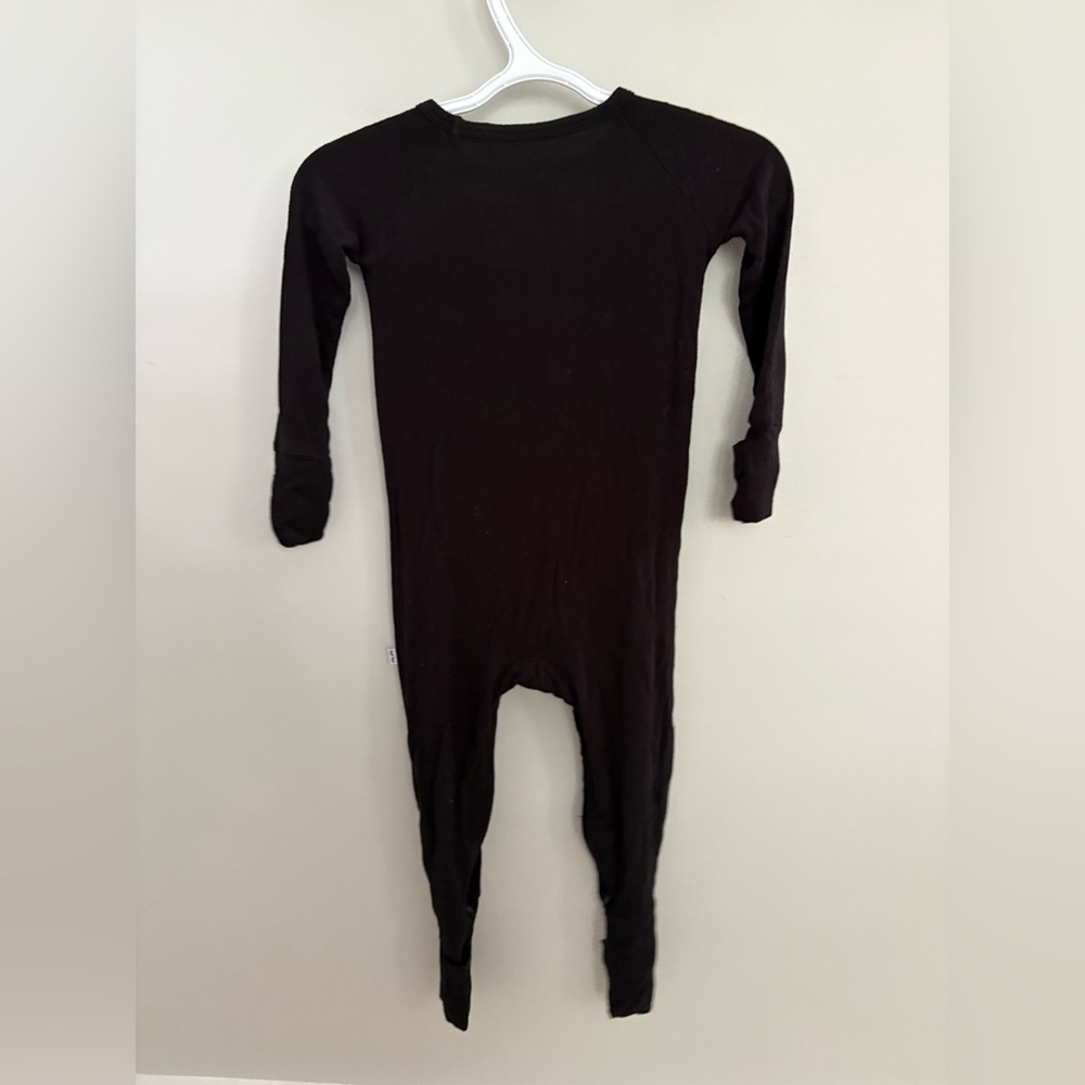 Little Sleepies Black Crescent Zippy 6-12 Months